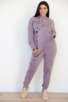Женский спортивный костюм цвета сухая роза Lika Dress