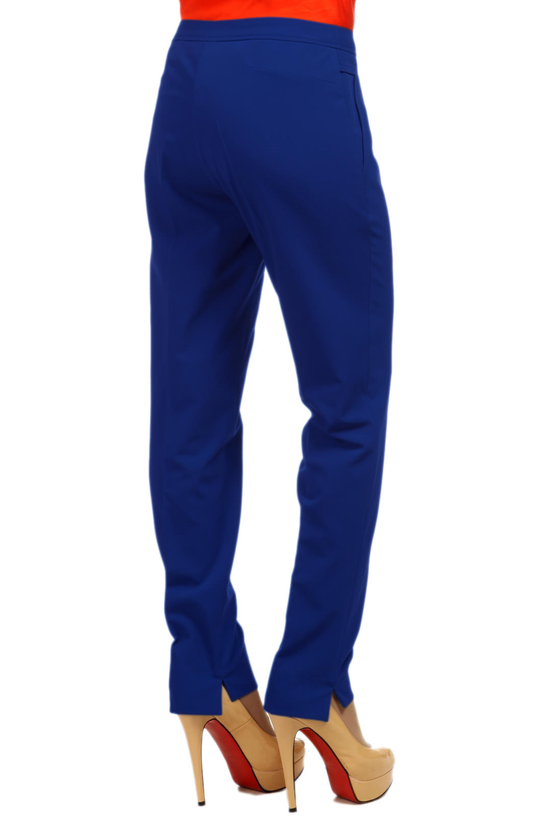 Фото товара 7913, синие классические женские брюки